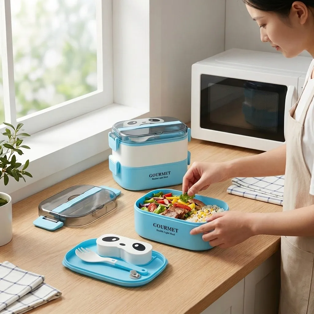 Microwavable Bento Lunch Box K - Meal Prep Or Prep Meal review and price