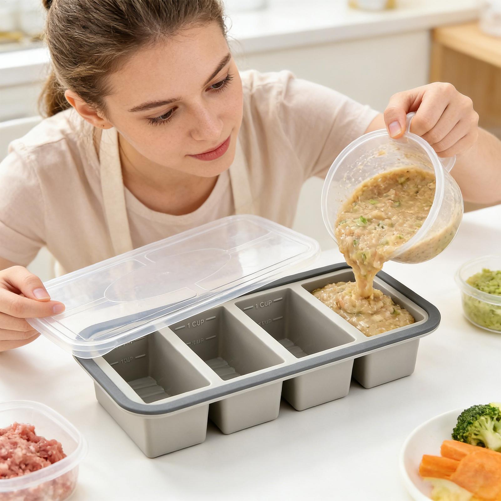 Silicone Freezer Molds Easy Re - Meal Prep Template review and price