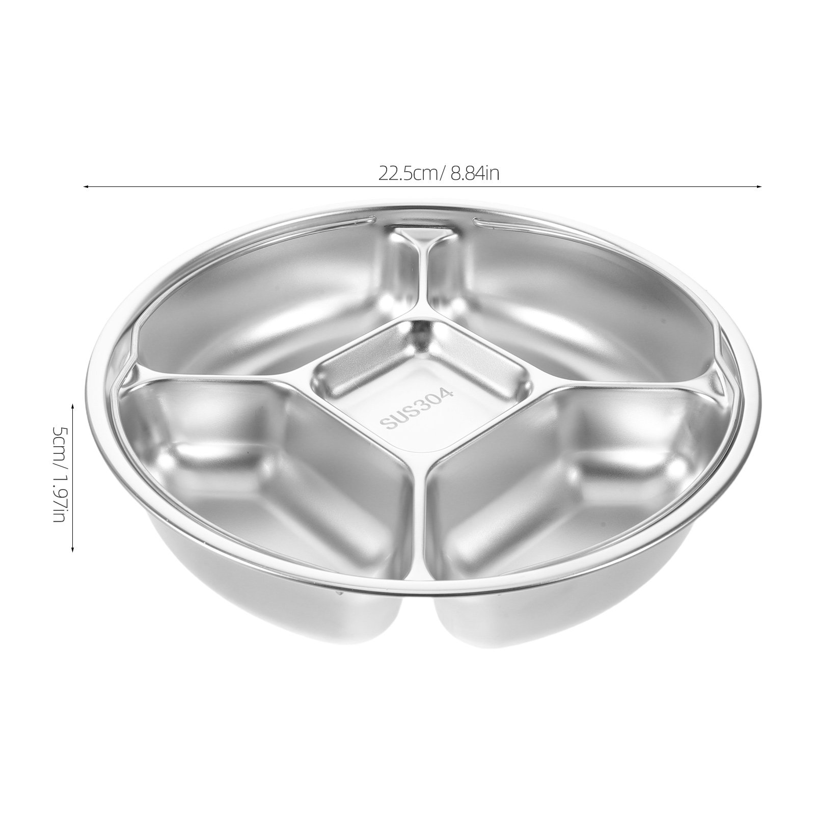Stainless Steel 5-Compartment  - Meal Prep Kitchen review and price