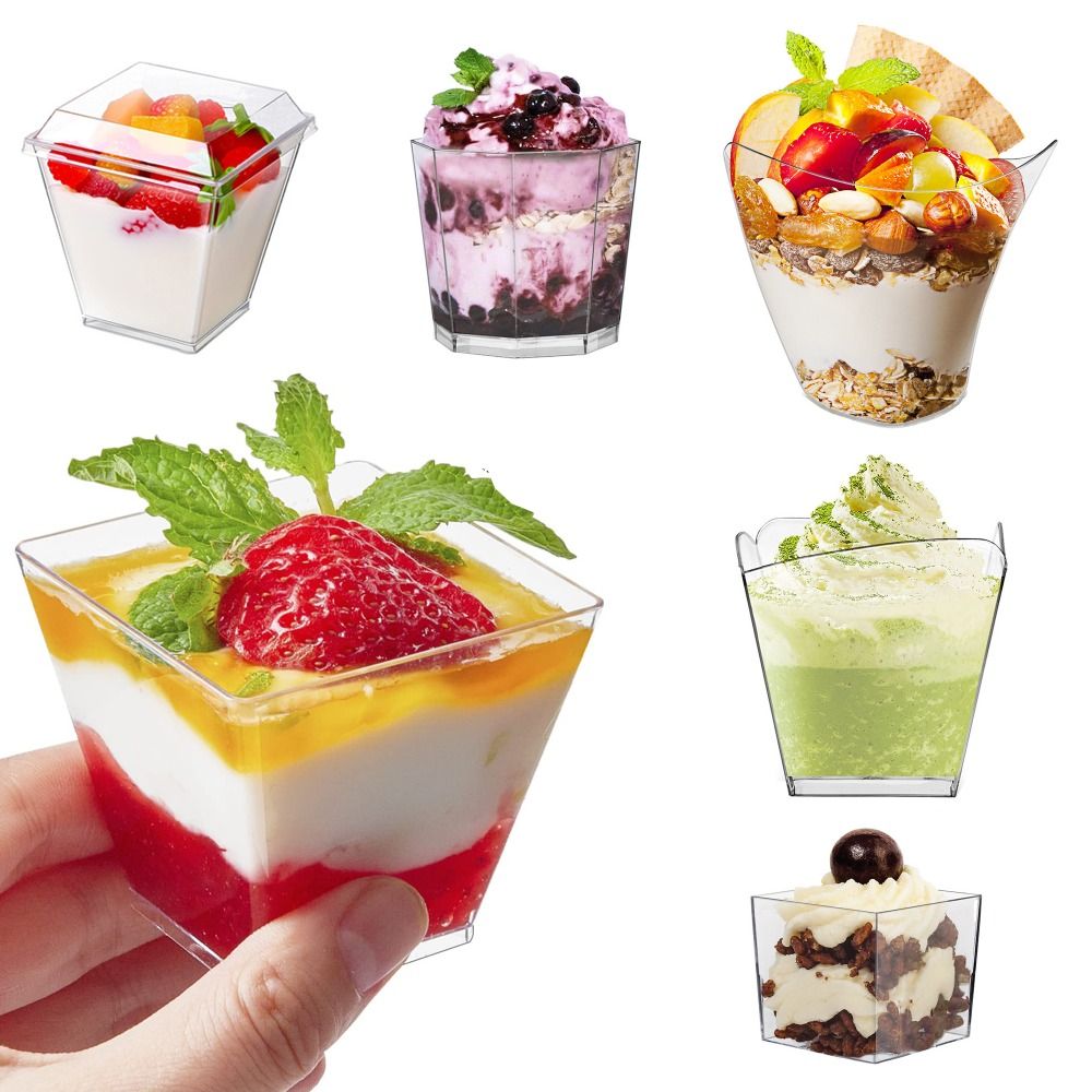 10Pcs Yogurt Cup Disposable Mo - Sauce Dipping Cup review and price