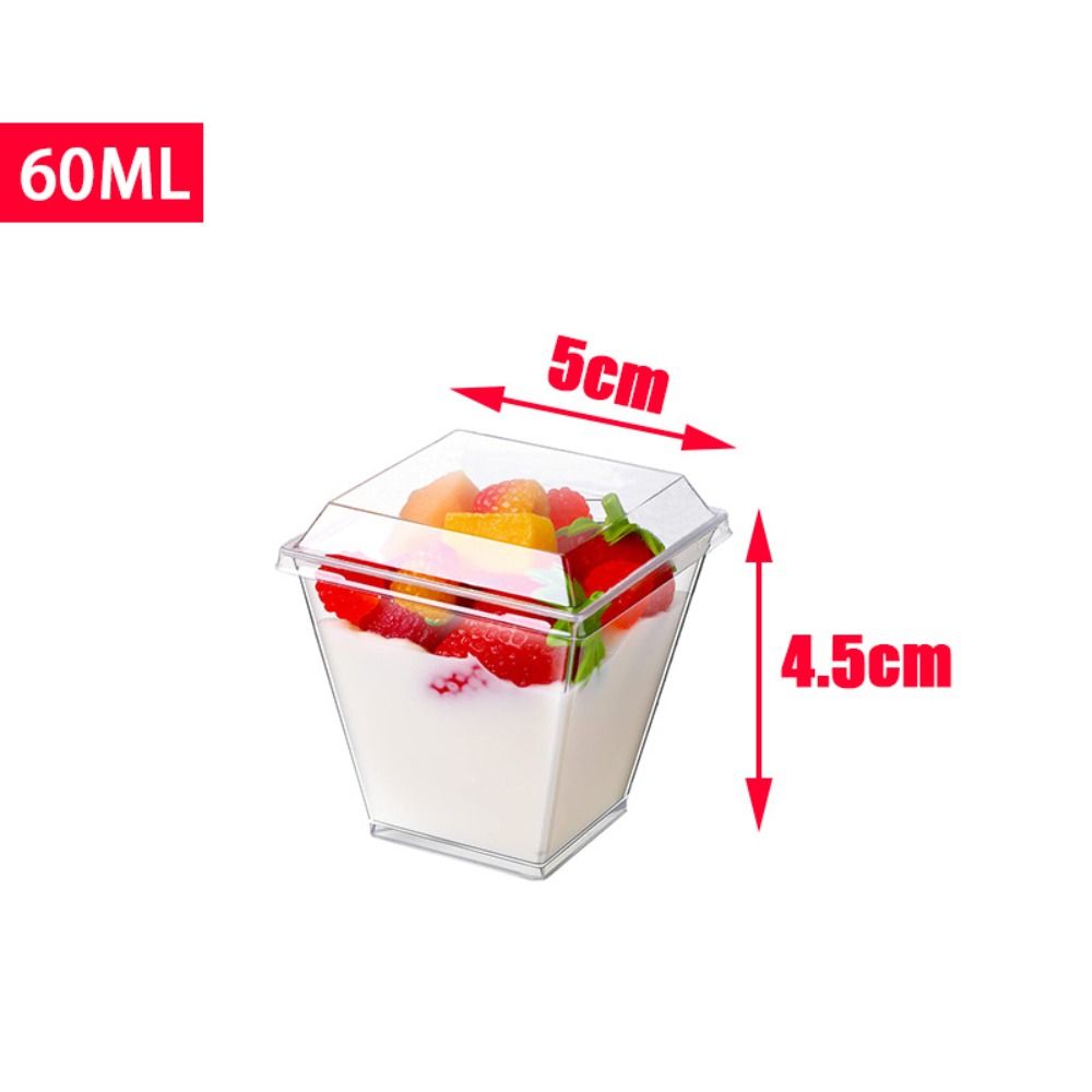 10Pcs Yogurt Cup Disposable Mo - Sauce Dipping Cup review and price