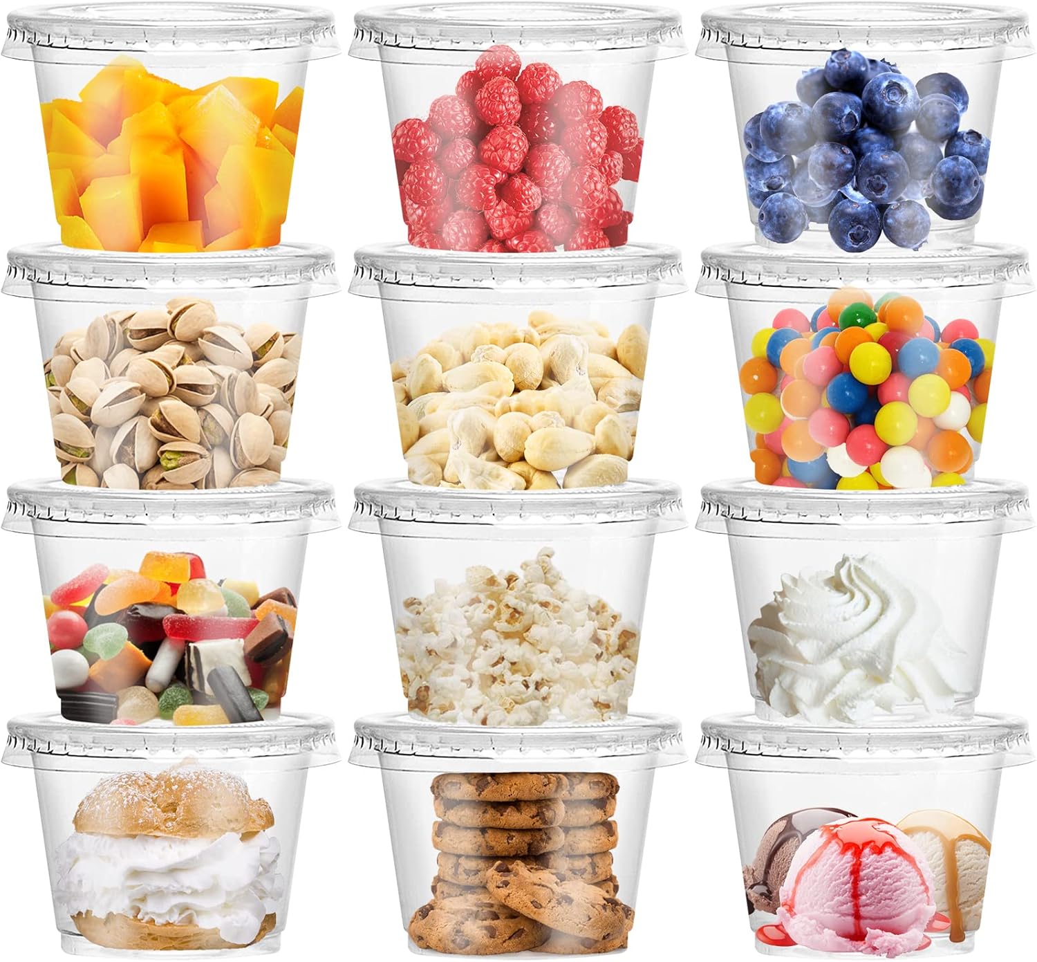 8/10OZ Plastic Parfait Cups wi - Sauce Dipping Cup review and price