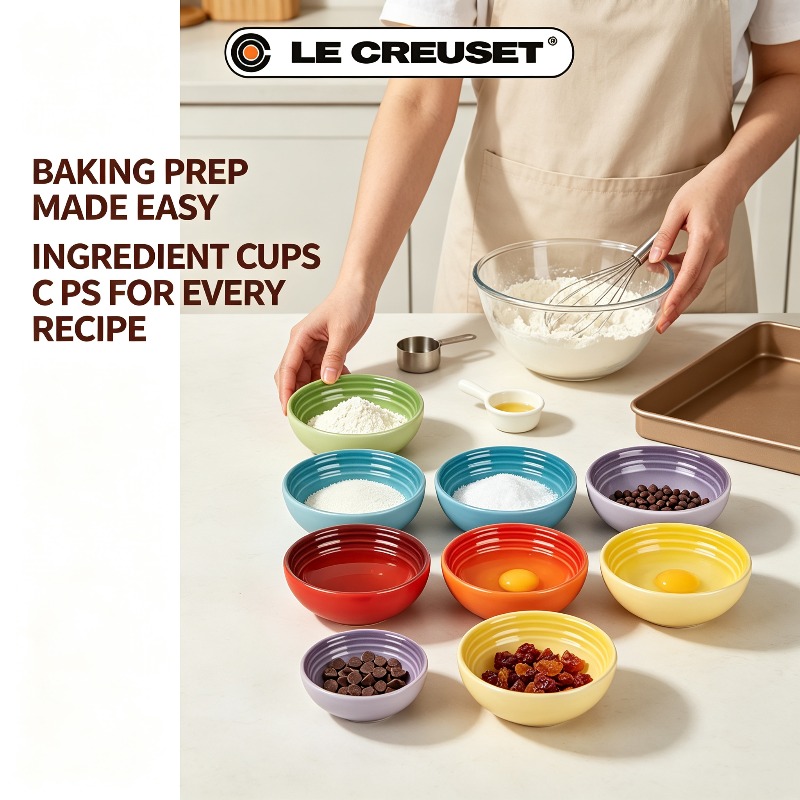 Le Creuset 6-Piece 2oz Stonewa - Meal Prep Kitchen review and price